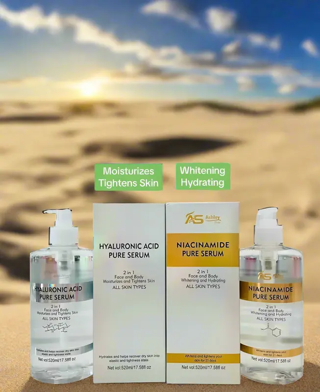 AS Ashley Niacinamide Pure Serum or Hyaluronic Acid Pure Serum Face and Body 500ml 3
