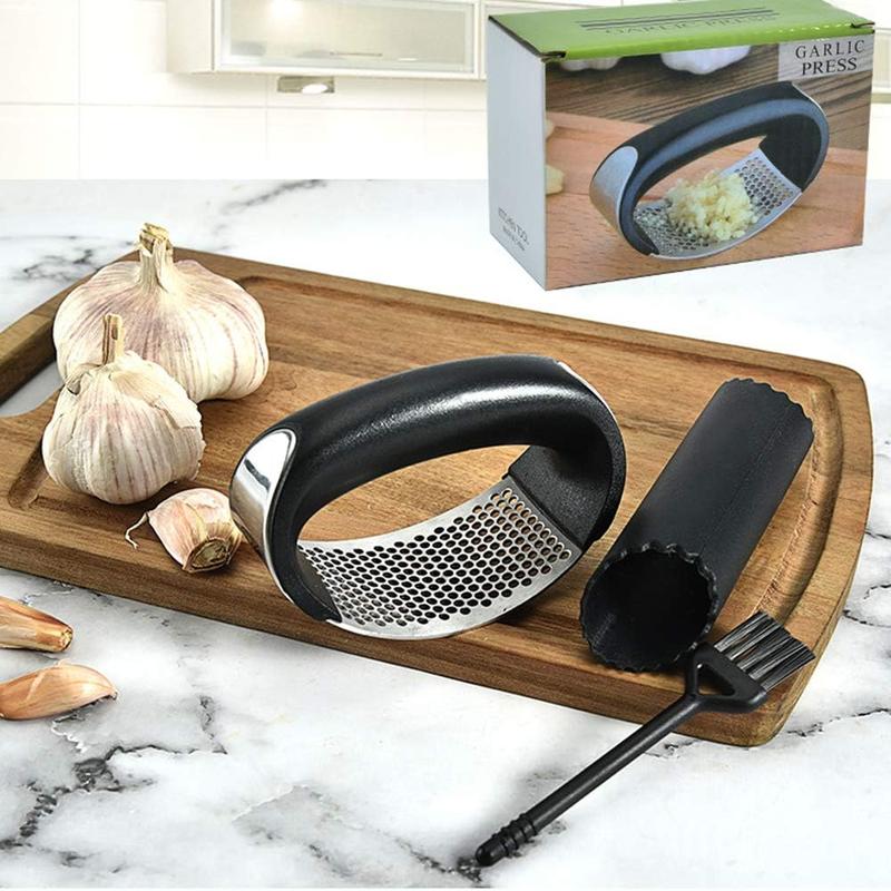 Product Introduction of HEAVY DUTY STAINLESS STEEL GARLIC PRESSER SQUEEZER CRUSHER ROCKER KITCHEN MINCER 4