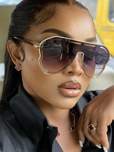 Unisex Simple Style Toad-shaped Tinted Lens Frames Sunglasses, Trendy Casual Stylish sunglasses for Everyday Use, Cool Fashion Eyeglass Accessories for Outdoor Activities, Classic Shades, Fashionable Frames Lightweight Durable Sunglasses