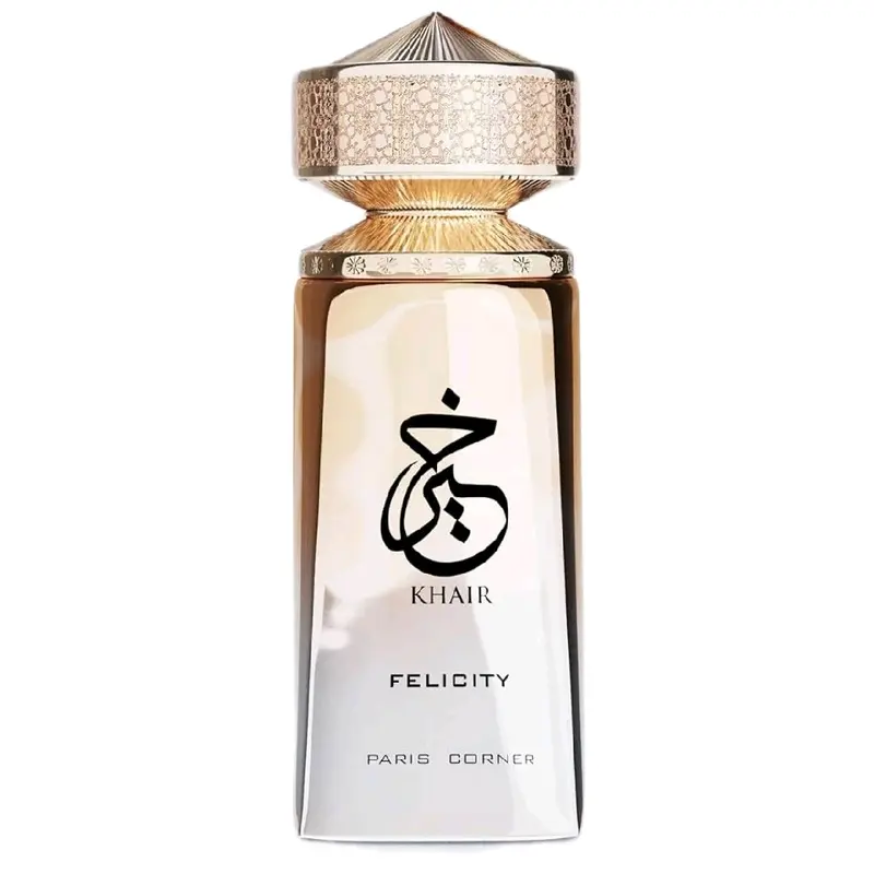 Khair Felicity 100ml Eau de Parfum - Champagne, Freesia, May Rose, Musk, and Jasmine blend unisex perfume 3