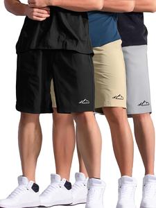 Men's Sports Shorts, Quick Drying Breathable Comfortable Sports Shorts, Casual Sporty Shorts for Running Gym Workout