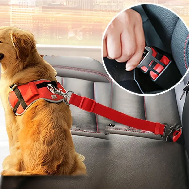 Adjustable Pet Car Seat Belt for Safe Travel