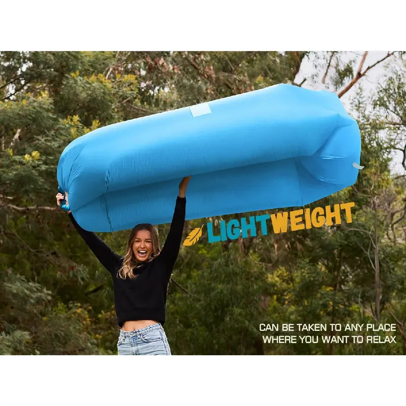 2025-New Inflatable Lounger Air Sofa Hammock-Portable,Water Proof& Anti-Air Leaking Design-Ideal Couch for Backyard Lakeside Beach Traveling Camping Picnics & Music Festivals 2