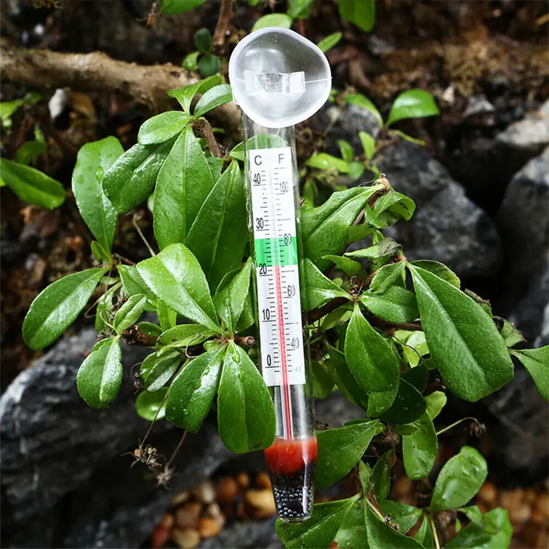 Aquariums Thermometer Glasstube Submersible Waterproof Temperature Measurement 6