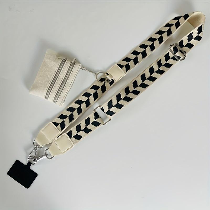 Phone Strap With Zippered Pocket, Anti-drop Phone Case With Zippered Lanyard, Wallet Card Slot, Adjustable Crossbody Phone Strap, Crossbody Bag Phone Strap With Shoulder Strap, Shoulder Or Wrist Phone Lanyard. 3