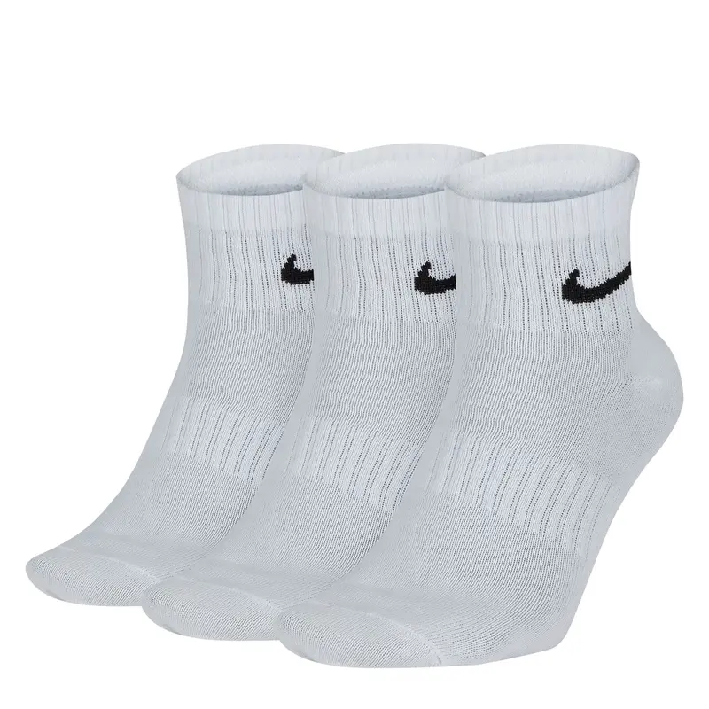 Nike Mens Lightweight Training Ankle Socks Sweat-Wicking Technology - 3 Pairs 6
