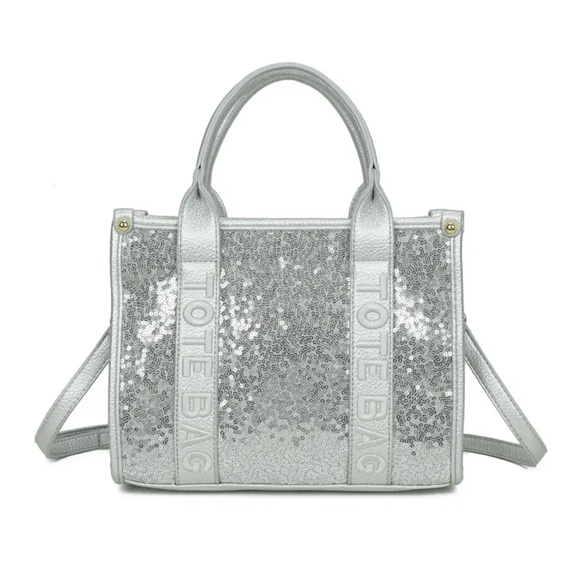 Sequin Tote bag for women versatile sturdy strong multiple colours 4