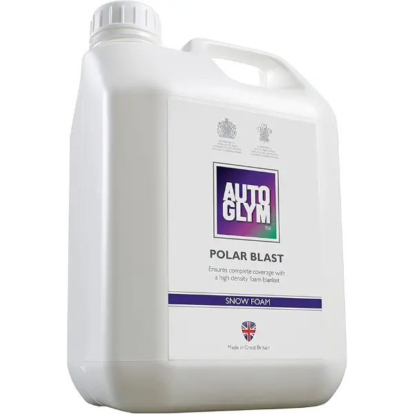 Polar Blast, 2.5L - Thick Snow Foam Pre-Wash pH Neutral Car Cleaner, Car Washer , White