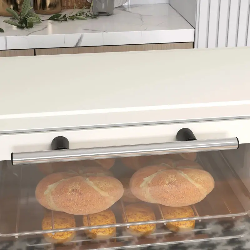 HOMCOM Mini Oven 9L - Countertop Electric Grill & Toaster Oven with Adjustable Temperature, 750W 7