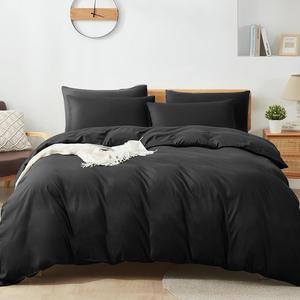 AR Ware Plain Microfiber Duvet Cover Set – Double-Sided Colour, Soft & Breathable, Wrinkle-Resistant, Easy Care – Pillowcases Included – UK Sizes: Single, Double, King, Super King