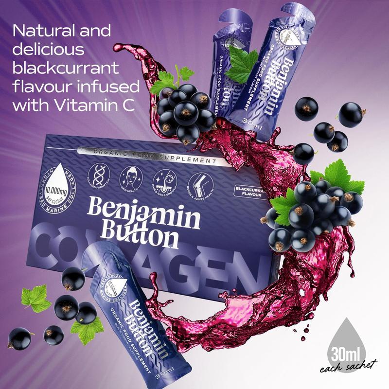 84x BlackCurrant 12,000mg Marine Collagen Liquid Sachets 5