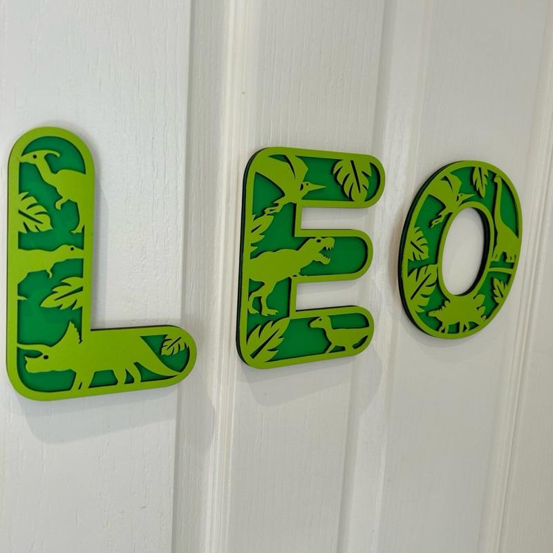 Personalised Dinosaur Name Sign, Nursery Room,  Dinosaurs Theme 4