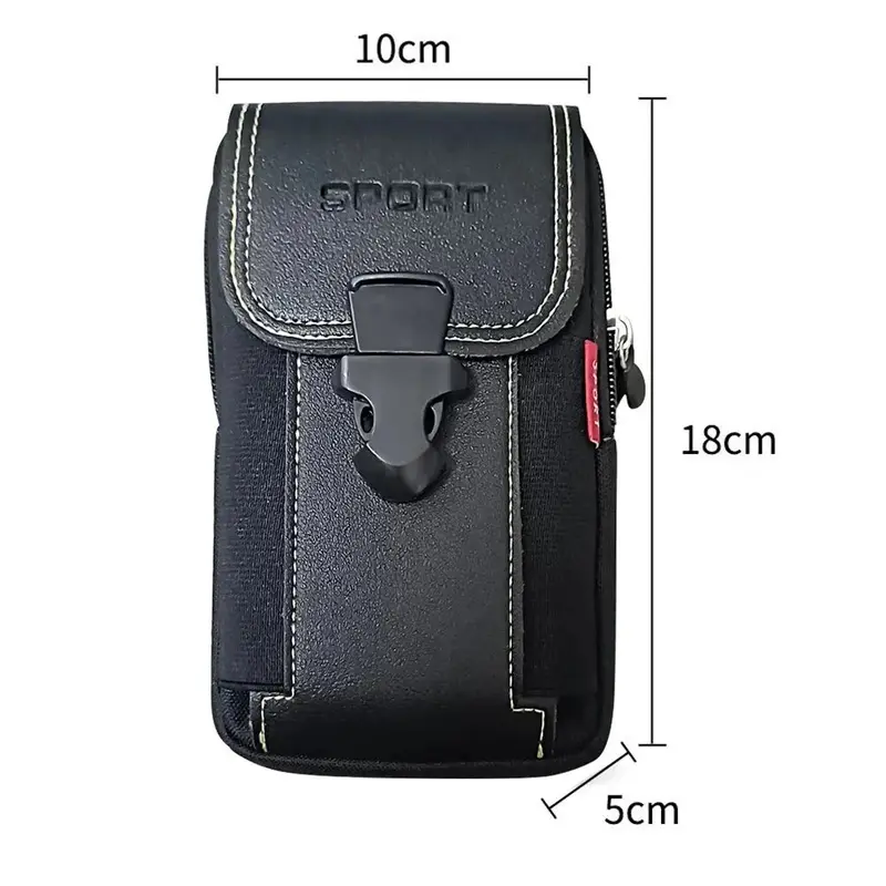 Man Belt Pouch – Mobile Phone Holster Bag for Men, Molle Waist Bag Pack, Tactical Duty Belt Backpack, Card Holder 6