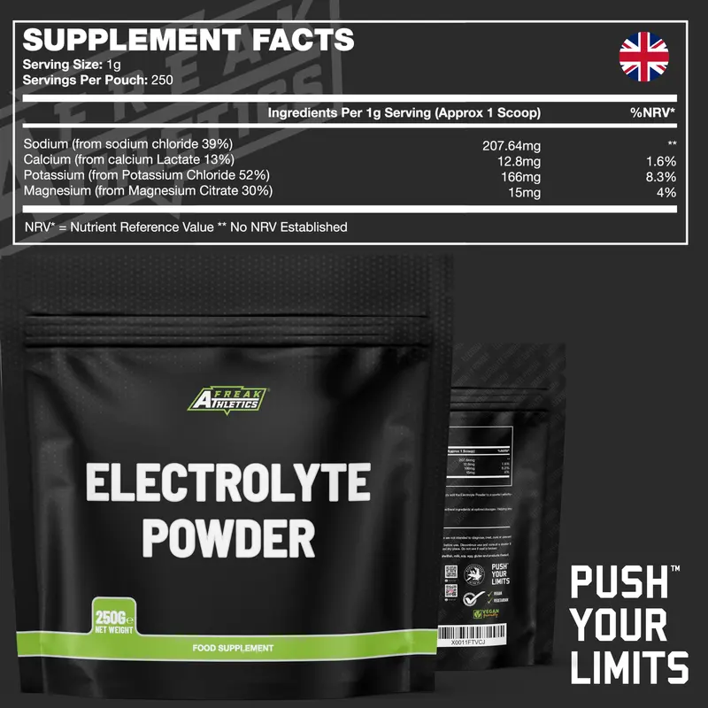 Electrolytes Powder (250g) Unflavoured Electrolyte Powder Suitable for Keto & Fasting 1