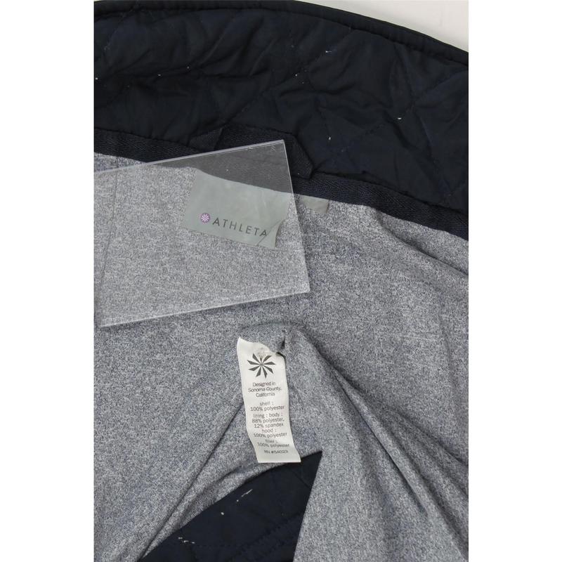 Pre-Owned Vintage ATHLETA Womens Quilted Gilet UK 18 XL Navy Blue Polyester 3