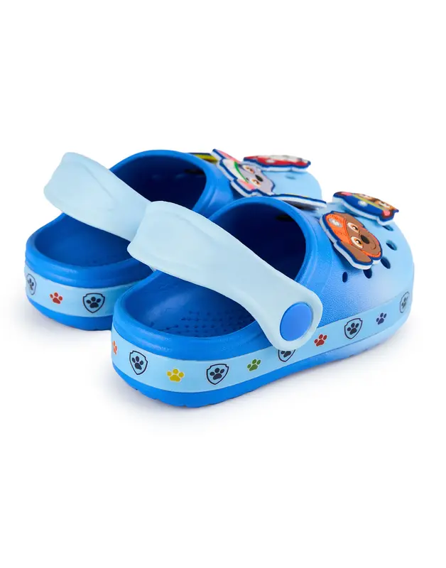 Vanilla Underground x Paw Patrol Boys Blue Multi Badge Clogs 3