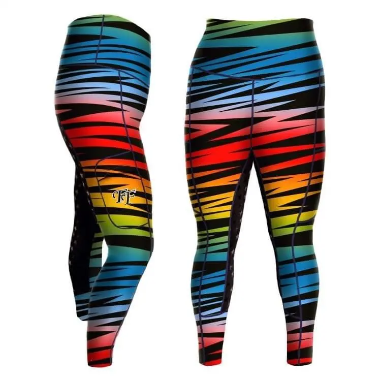 Rainbow Zebra Jodhpurs - Kids 2