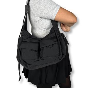 Wicked Misfit Multi Pocket Moon Nylon Everyday Bags