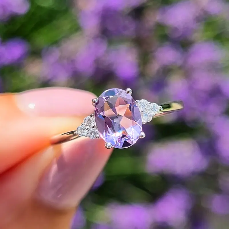 Complete Set - Amethyst Jewellery Set in Sterling Silver 6