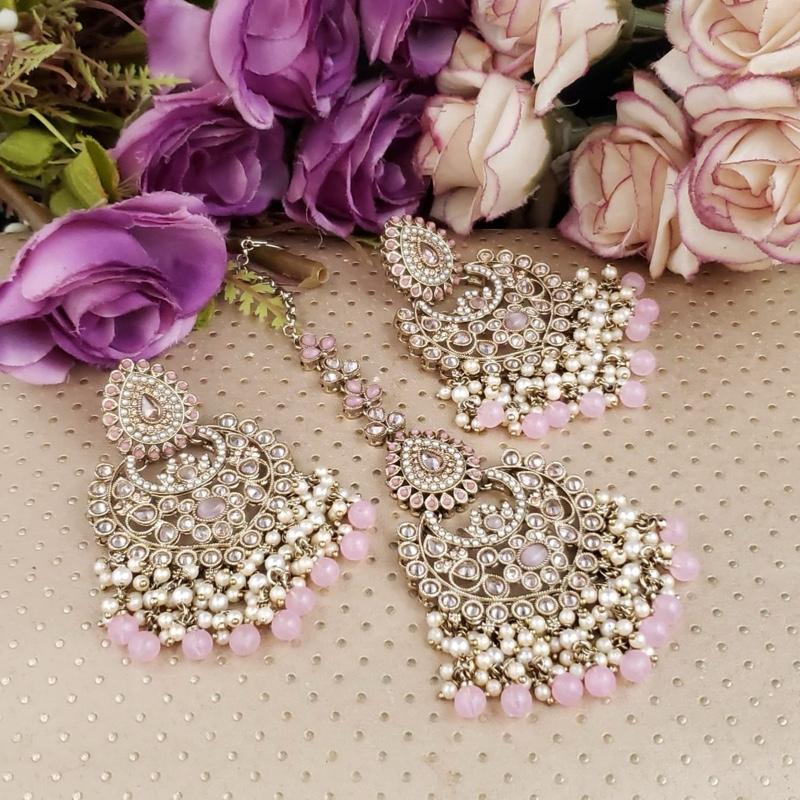 Tikka & Jhumka (Different Designs!) punjabi jewellery desi pakistan pakistani indian jewelry polki jewellry mehndi i wedding kundan stone necklace 2