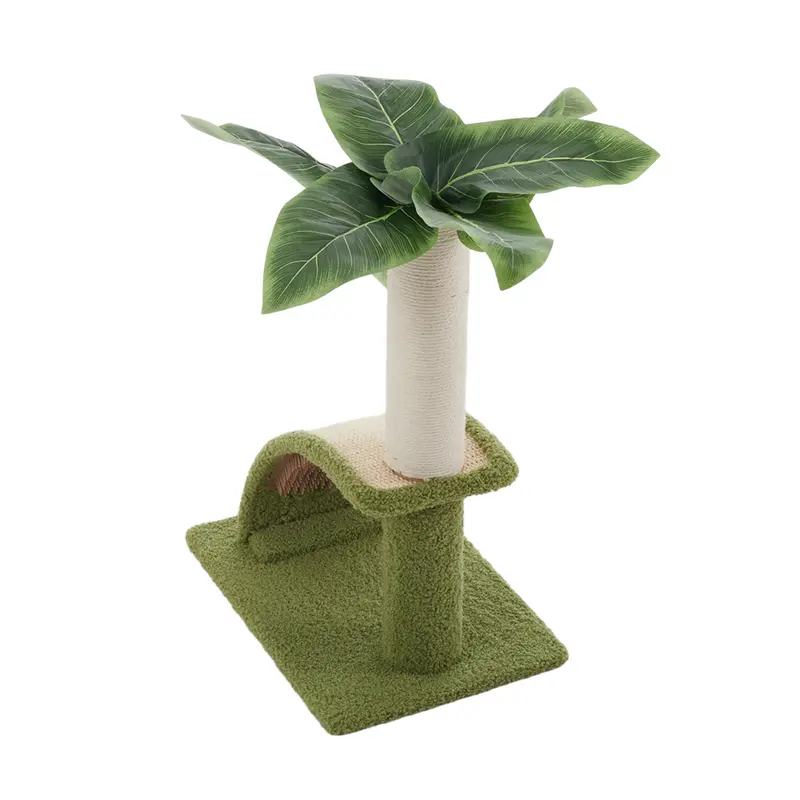Pets Mood Green Tree Sisal Cat Sratching Post with Backscratcher 5
