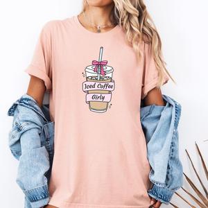 Iced Coffee Girly T-Shirt