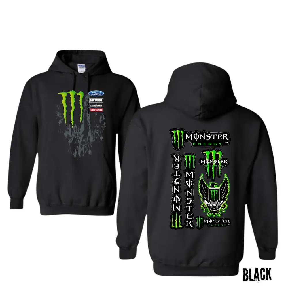 Monster Energy Racing Team T-shirt -  Sweatshirt - Hoodie, Racing Shirt, Streetwear, Off-Road Racing Apparel, Dirt Bike T-Shirt,, Baja 1000 Race Apparel,Monster Energy AMA Supercross Championship Shirt