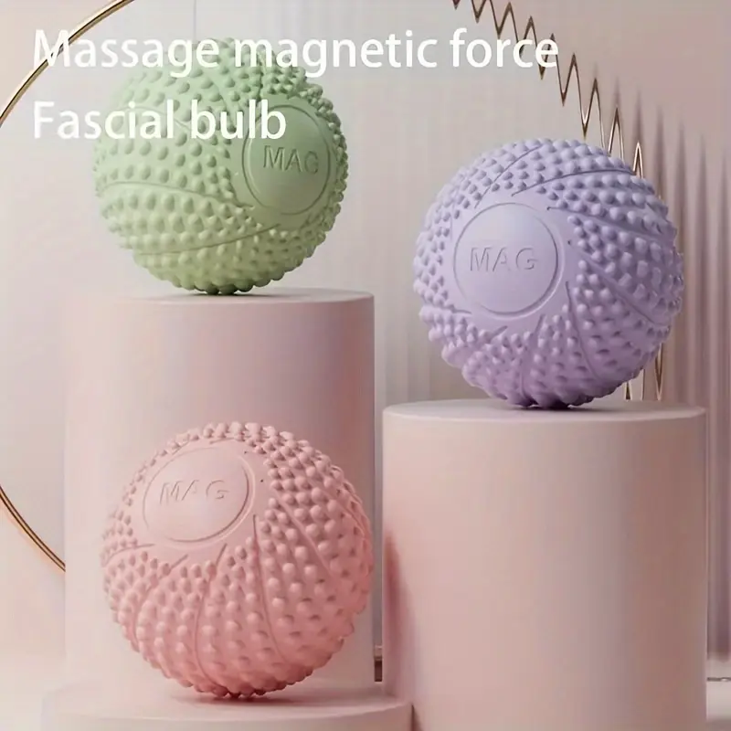 1pc Full Body Massage Ball For Muscle Recovery, Small Yoga & Pilates Ball 2