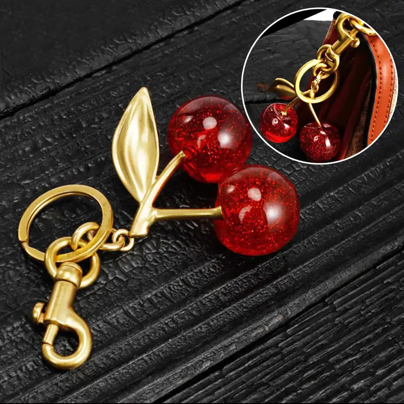 Cherry Bag Charm 1