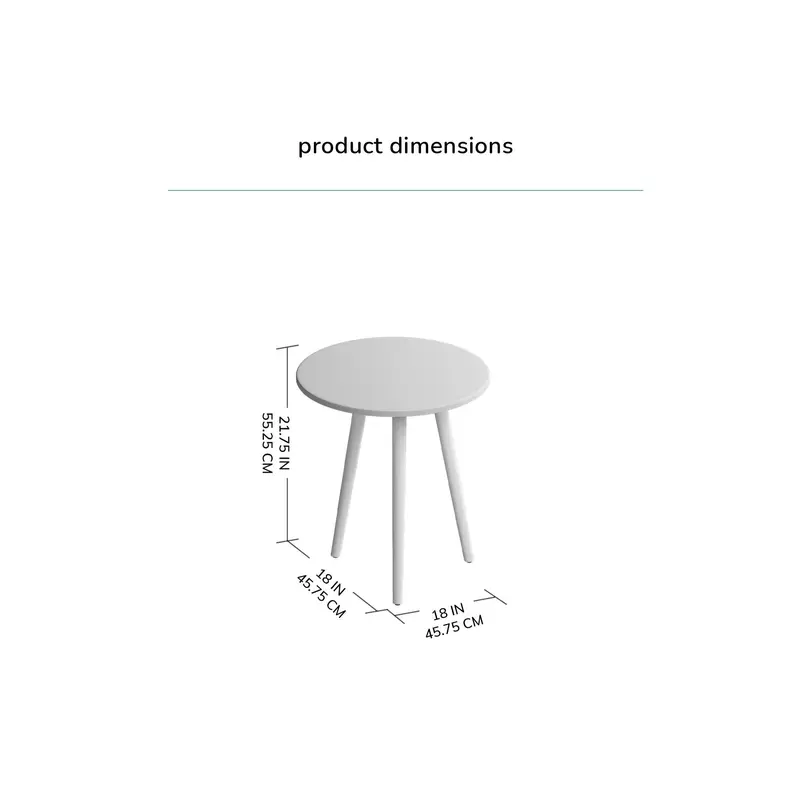 Judy Side Table - Greige 8