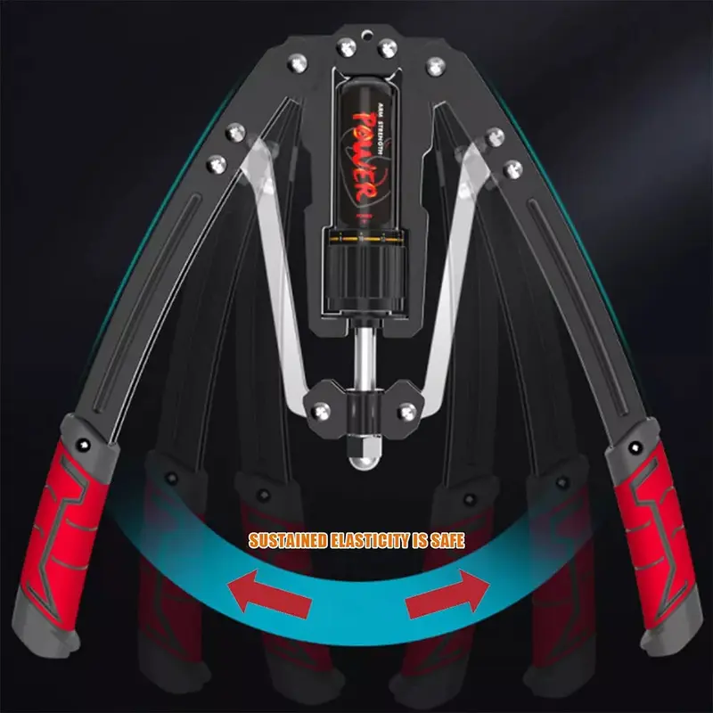 Hydraulic Chest Expander with 22-440lbs Resistance for Upper Body Exercise 5