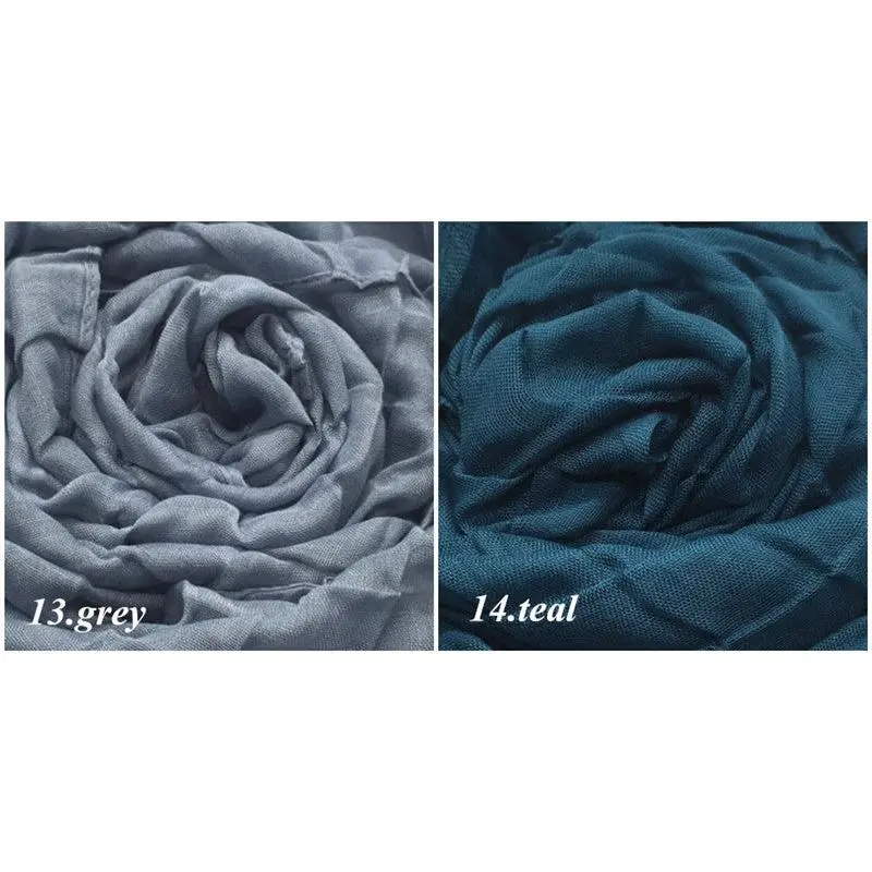 Maryam's Essential Embossed Grid Viscose Solid Crinkle 1