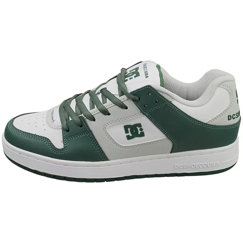 DC Shoes Manteca Se Mens Skate Trainers in White Green - MPN: ADYS100314-XWSG 4