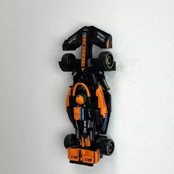 Vertical Wall Display Mount for LEGO® Mclaren Speed Chaser F1 (76919) 1