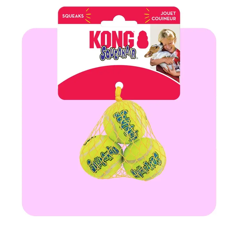 KONG Squeakair Balls - Durable and Long-Lasting Dog Toy