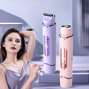 2 In 1 Electric Hair Trimmer for Women, Bikini Trimmer, 1 Count USB Rechargeable Hair Removal Tool, Washable Hair Removal Machine, Personal Care Appliances for Women