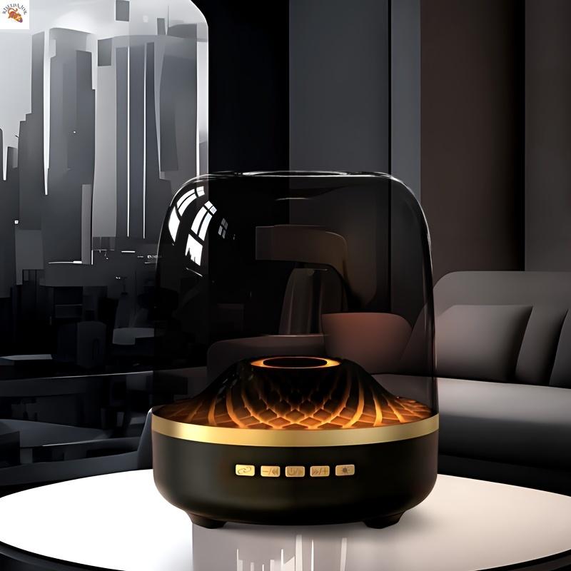 RISELDAJOR   Stereo Sound Wireless Home Speaker: 5W - 10W Power, Single Speaker, 18650 500mAh Lithium Battery, USB - C Charging, Push - Button Control, Table - Top Mounting, 5 Diamond - Effect Lighting Themes for Music Players 0
