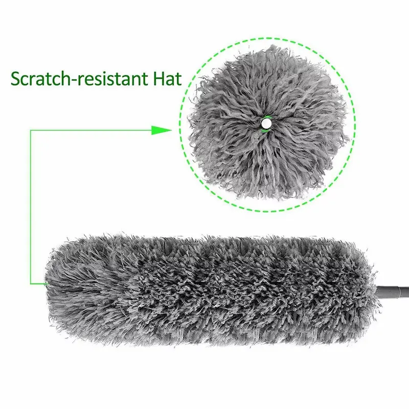 250cm Extendable Feather Duster Telescopic Magic Dust Brush Long Reach Handle 2