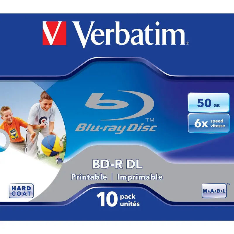 Verbatim 43736 blank Blu-Ray disc BD-R 50 GB 10 pc(s) 0