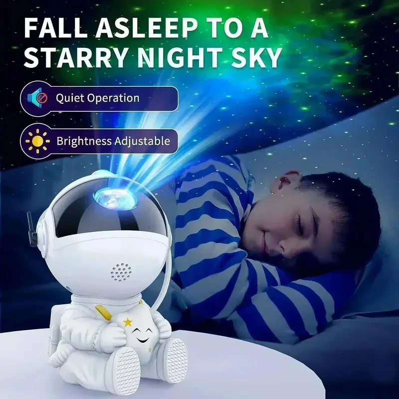 Astronaut Projector Galaxy Starry Sky Night Light Nebula Space LED Lamp W/Remote-Indoor Lighting 8