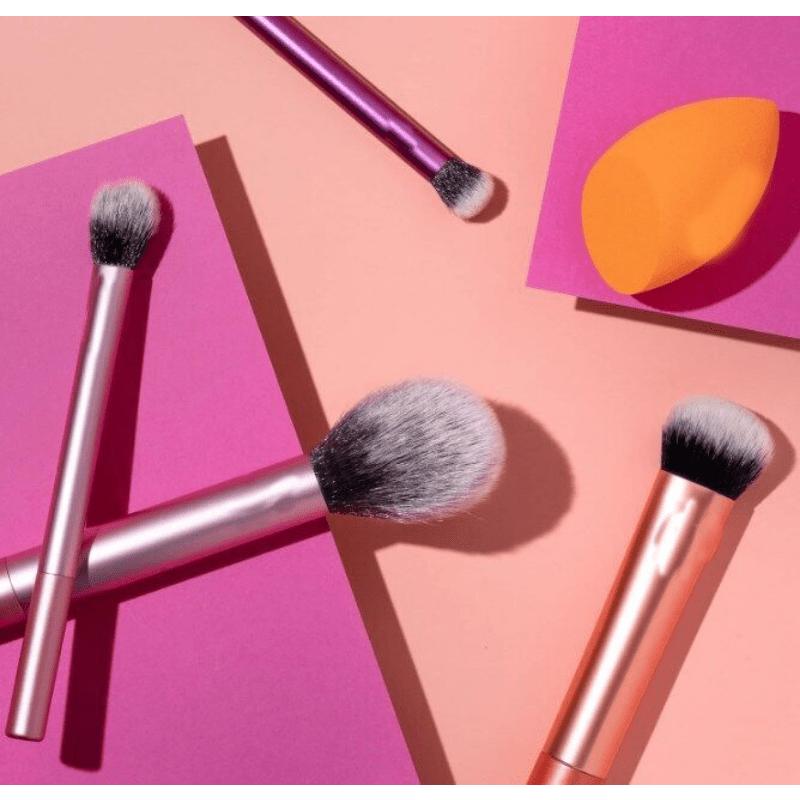 Product Introduction of Techniques Makeup Brushes Set Foundation Smooth Blender Puff Tool Sponges UK 7