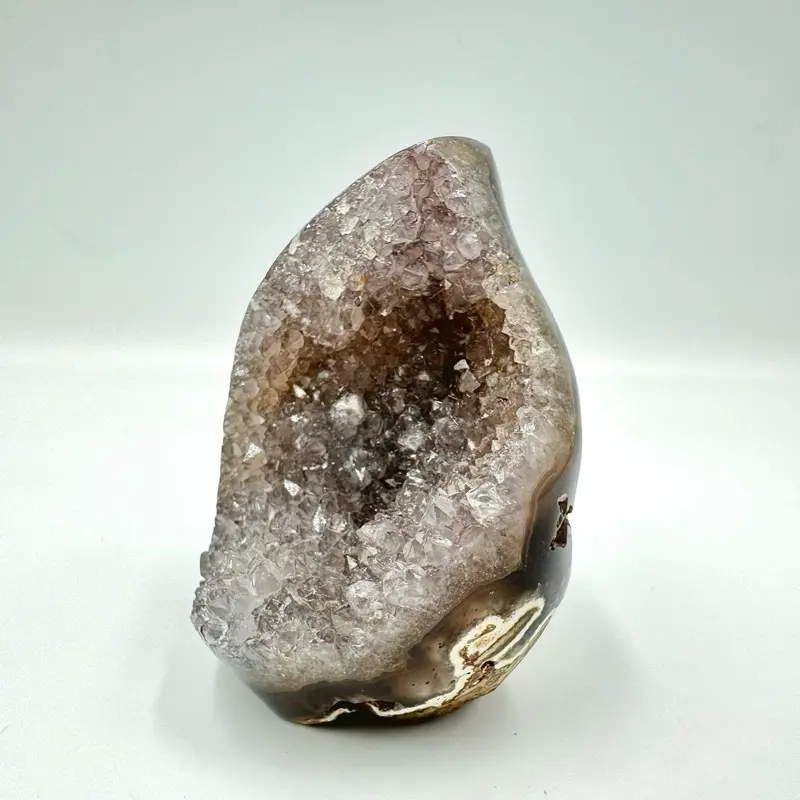 Amethyst Lace Agate Flame from Brazil - 181g 4