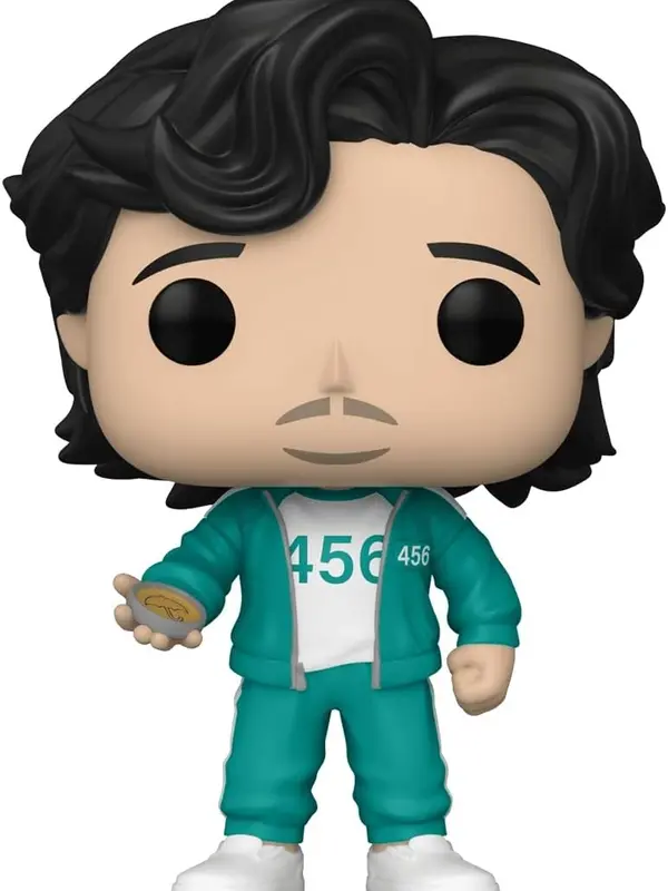 Funko Pop! Squid Game Set of 2 RANDOM ASSORTMENT - SAE-Byeok 067, Il-NAM 001, Sang-Woo 218, Gi-Hun 456, Ali 199 and Red Soldier 3