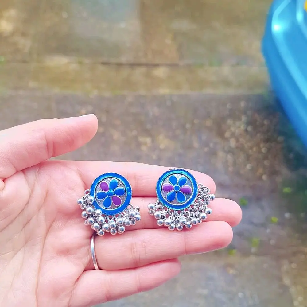 Indian Earrings in Desi Style - Traditional Indian Jewelry