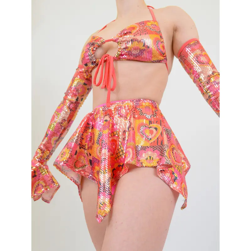 Starstruck Pixie Sleeves - Peach 3