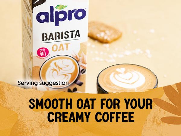 Alpro Barista Oat Milk 1L - Dairy-Free, Protein Rich, Calcium Enriched 2