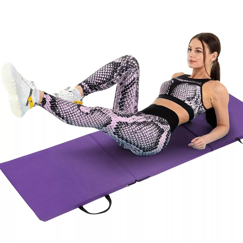 Folding Gymnastics Mats Thick Tumbling Crash Yoga Equipment Floor Exercise Mat 1