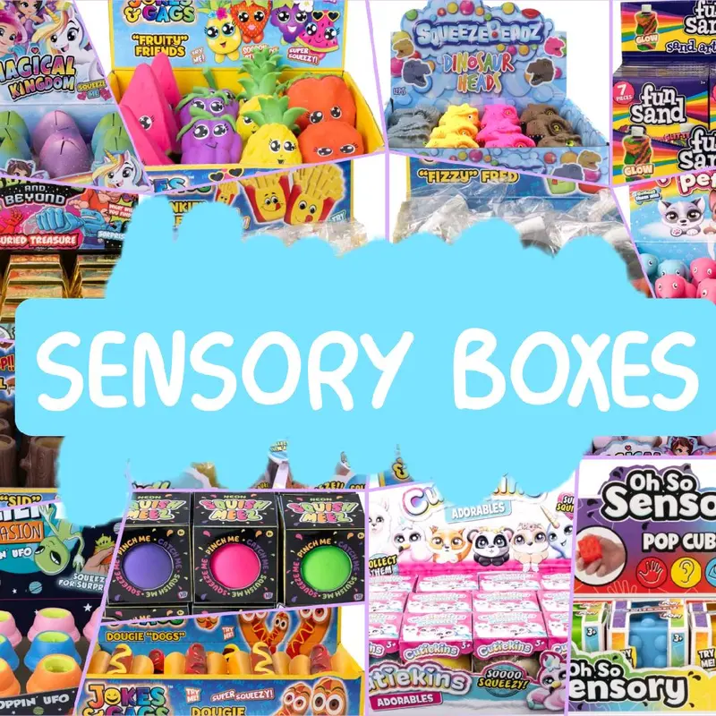 SENSORY BOXES - SQUISH! SQUEEZE! STRETCH! 0