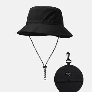 Fisherman Hat, Waterproof Adjustable Drawstring Hat, Portable Foldable Sun Protection Cap For Outdoor, Camping, Mountaineering, Fishing
