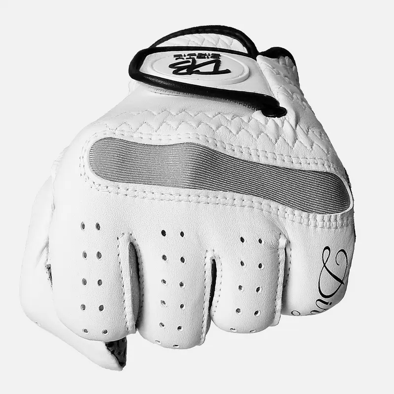 Cabretta Leather Golf Glove For Men - All Weather Grip 4